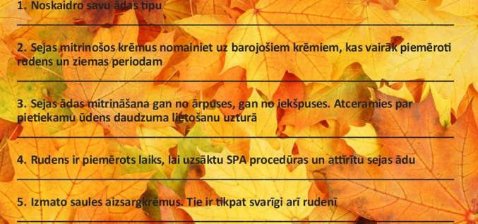 Dr.Evitas Jakušonokas ieteikumi rudenim